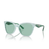 Lunettes de soleil Emporio Armani EA4222U 611271 shiny striped green - Vignette du produit 2/3