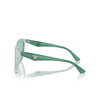 Lunettes de soleil Emporio Armani EA4222U 611271 shiny striped green - Vignette du produit 3/3