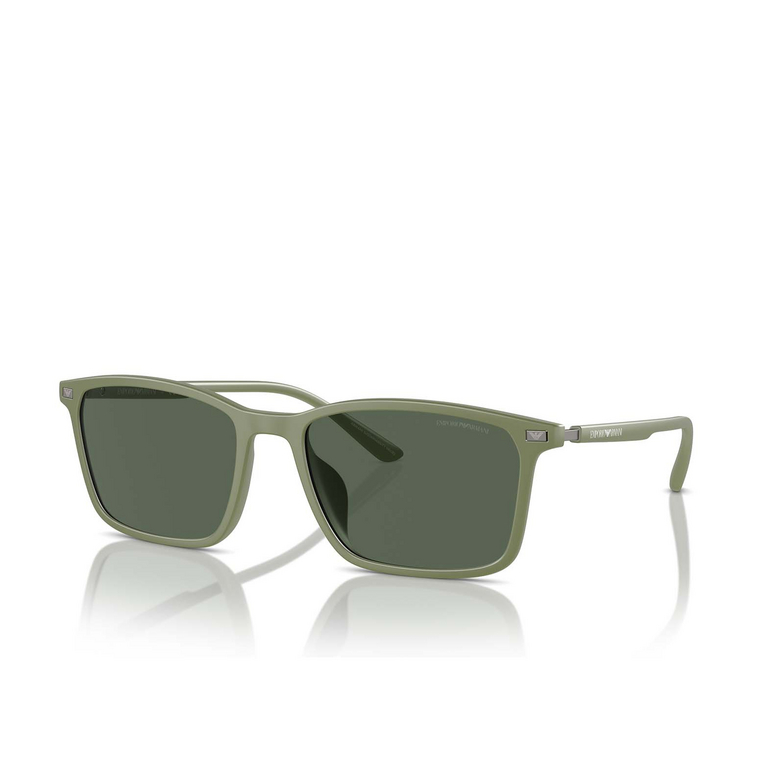 Lunettes de soleil Emporio Armani EA4223U 542471 matte green - 2/3