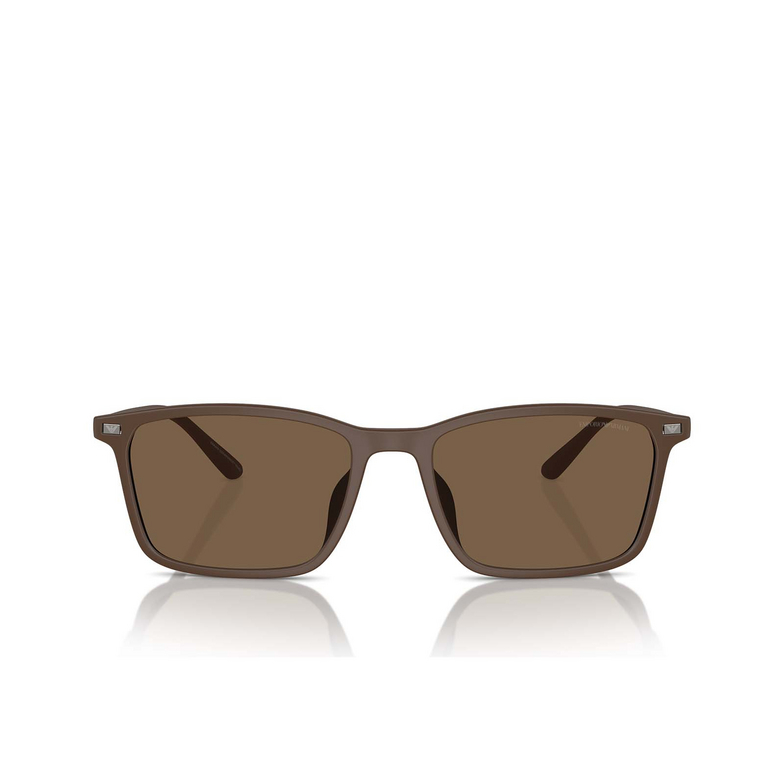 Emporio Armani EA4223U Sunglasses 610573 matte brown - 1/3