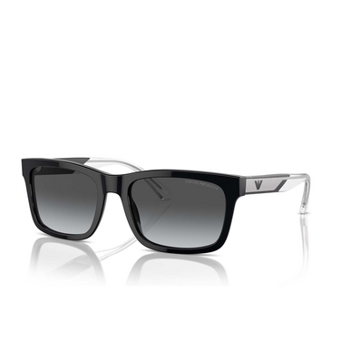 Emporio Armani EA4224 Sunglasses 5017T3 shiny black - three-quarters view