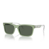 Emporio Armani EA4224 Sunglasses 609471 shiny opaline green - product thumbnail 2/3