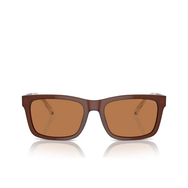 Gafas de sol Emporio Armani EA4224 609573 shiny opaline brown - Vista delantera