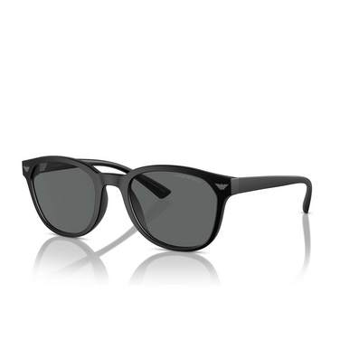 Gafas de sol Emporio Armani EA4225U 500187 matte black - Vista tres cuartos