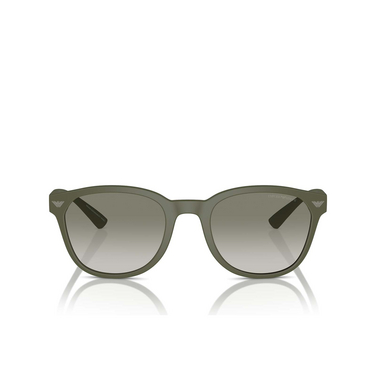 Emporio Armani EA4225U Sunglasses 60998E matte green - front view