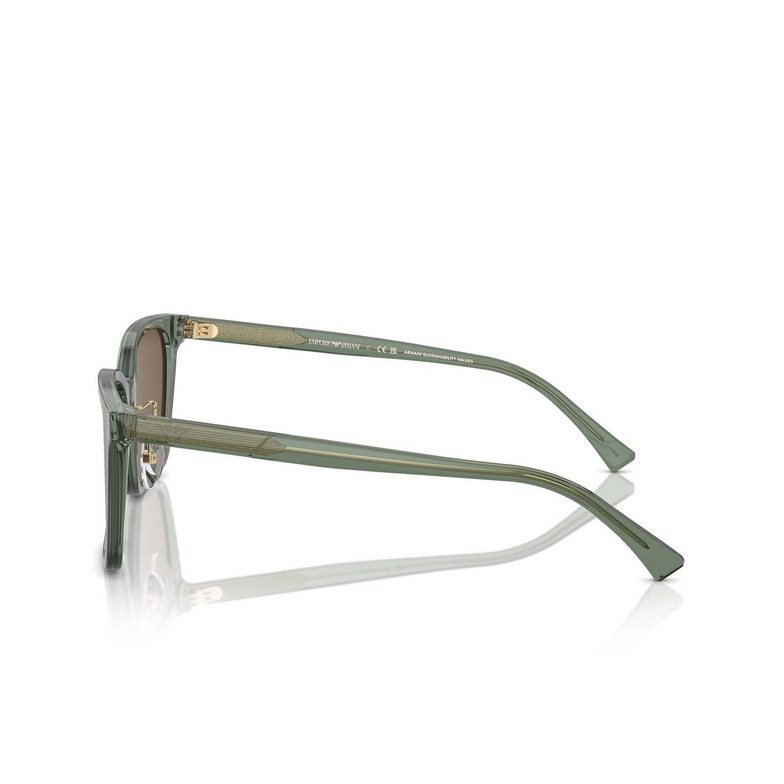 Gafas de sol Emporio Armani EA4226D 536273 shiny transparent green - 3/3