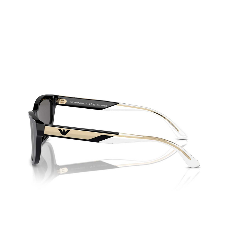 Lunettes de soleil Emporio Armani EA4227U 501787 shiny black - 3/3