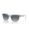 Lunettes de soleil Emporio Armani EA4227U 609611 shiny opaline azure - Vignette du produit 2/3