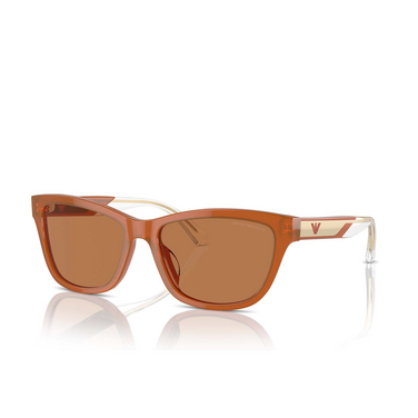 Emporio Armani EA4227U Sunglasses 609773 opaline orange - three-quarters view