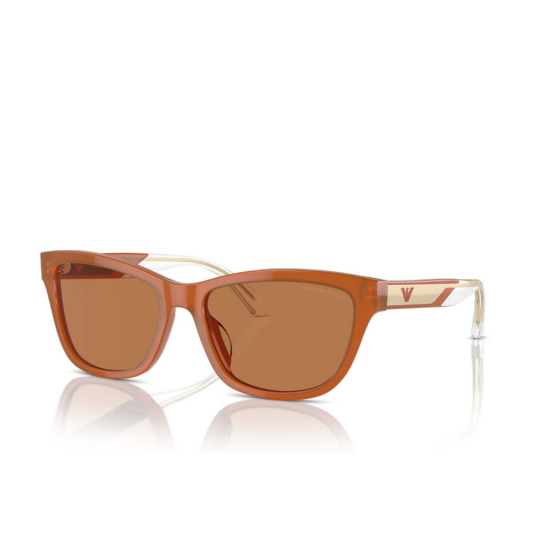 Occhiali da sole Emporio Armani EA4227U 609773 opaline orange - 2/3