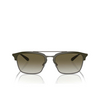 Emporio Armani EA4228 Sunglasses 30038E shiny green / matte gunmetal - product thumbnail 1/3