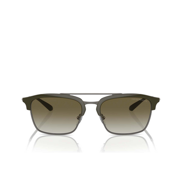 Emporio Armani EA4228 Sunglasses 30038E shiny green / matte gunmetal - front view