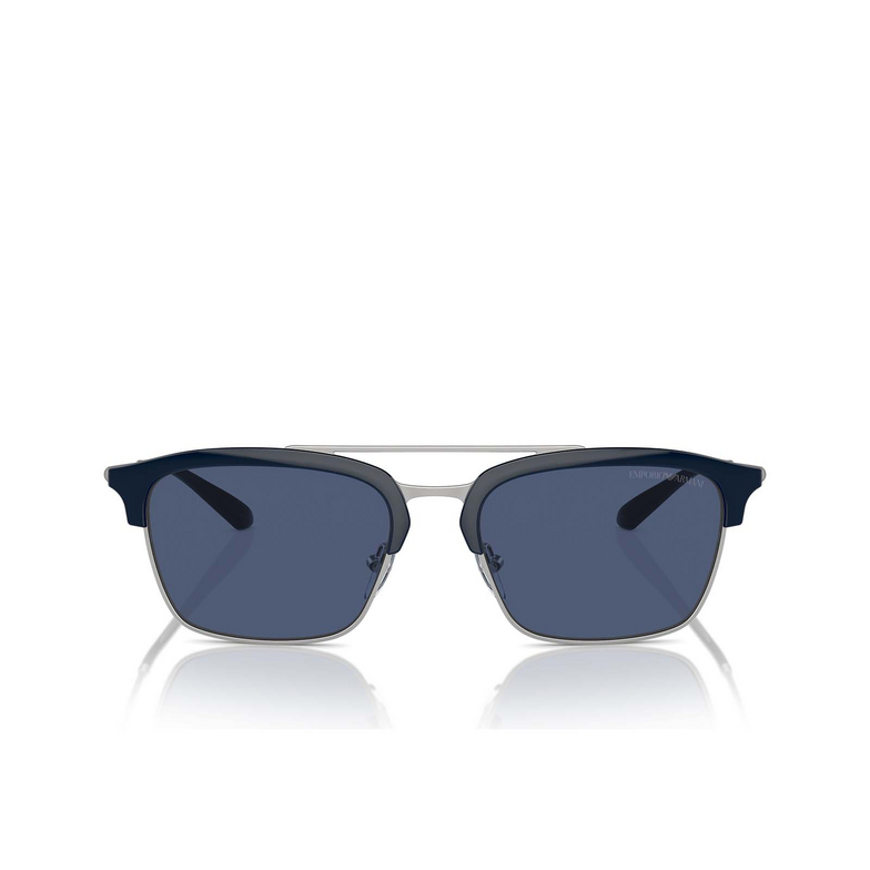 Gafas de sol Emporio Armani EA4228 304580 shiny blue / matte silver - 1/3