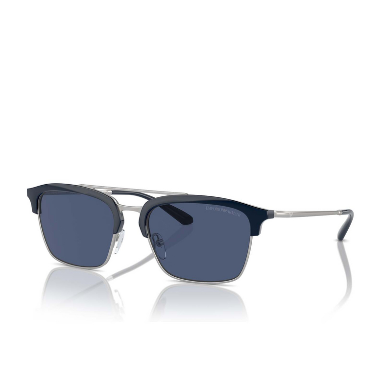 Occhiali da sole Emporio Armani EA4228 304580 shiny blue / matte silver - 2/3