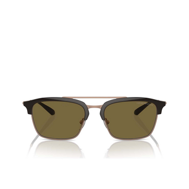 Emporio Armani EA4228 Sunglasses 320173 shiny brown / matte pink gold - front view