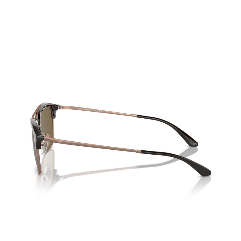 Lunettes de soleil Emporio Armani EA4228 320173 shiny brown / matte pink gold - 3/3