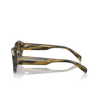 Lunettes de soleil Emporio Armani EA4230U 614873 shiny striped green - Vignette du produit 3/3