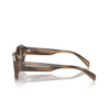 Lunettes de soleil Emporio Armani EA4230U 614973 shiny striped brown - Vignette du produit 3/3