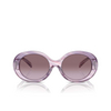 Occhiali da sole Emporio Armani EA4231U 61558H striped pink - anteprima prodotto 1/3