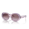 Occhiali da sole Emporio Armani EA4231U 61558H striped pink - anteprima prodotto 2/3