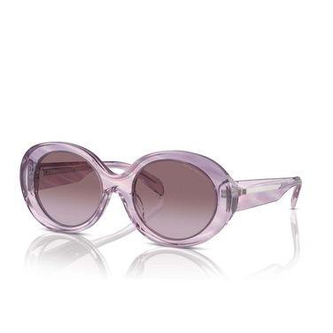 Emporio Armani EA4231U Sunglasses 61558H striped pink - three-quarters view