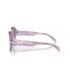 Lunettes de soleil Emporio Armani EA4231U 61558H striped pink - Vignette du produit 3/3