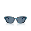 Emporio Armani EA4233U Sunglasses 618080 havana blue - product thumbnail 1/3