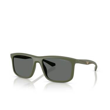 Occhiali da sole Emporio Armani EA4234U 618487 matte green - tre quarti