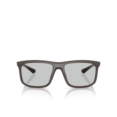 Lunettes de soleil Emporio Armani EA4234U 618687 matte brown - Vue de face