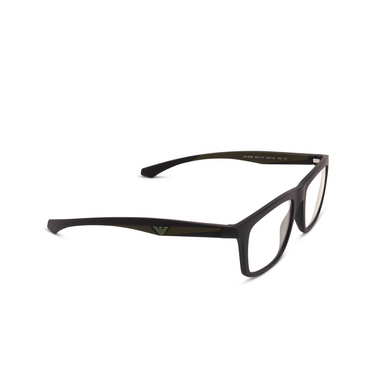 Gafas graduadas Emporio Armani EA4235 50011W matte black - Vista tres cuartos