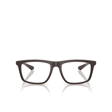 Emporio Armani EA4235 Eyeglasses 61861W matte brown - front view