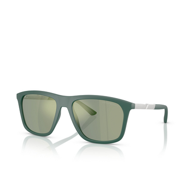 Emporio Armani EA4237 Sunglasses 61906R matte dark green - three-quarters view