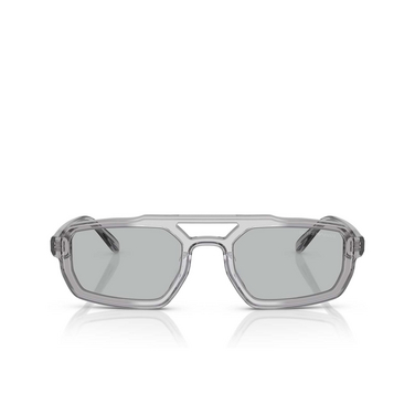 Occhiali da sole Emporio Armani EA4240U 620287 shiny transparent grey - frontale