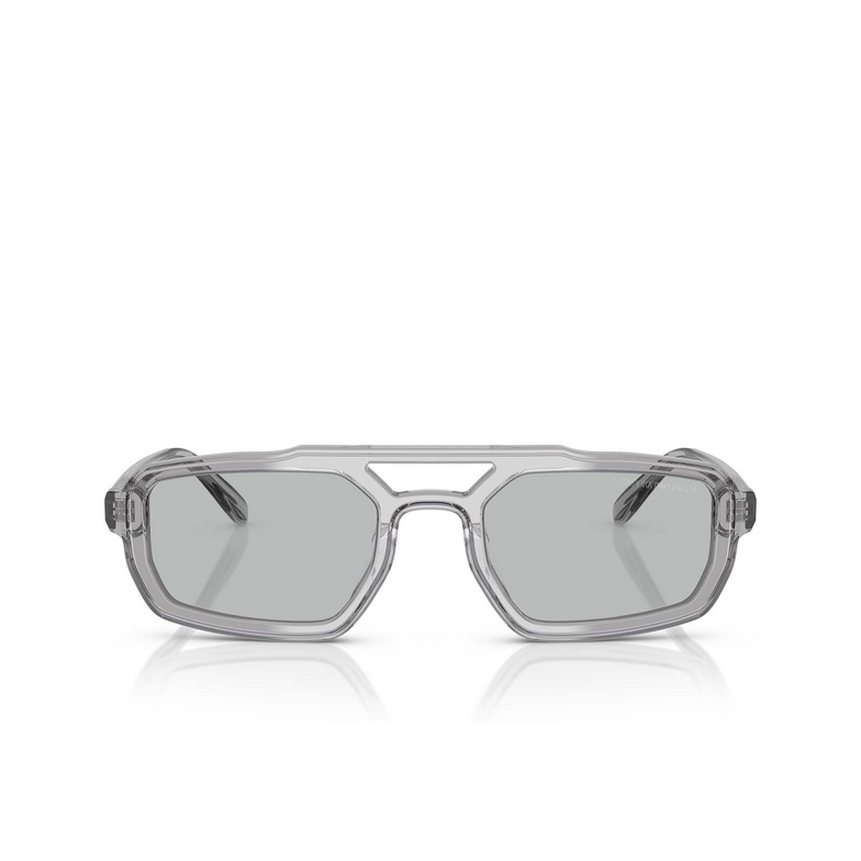 Emporio Armani EA4240U Sunglasses 620287 shiny transparent grey - 1/3