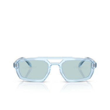 Occhiali da sole Emporio Armani EA4240U 6204/1 shiny transparent light blue - frontale