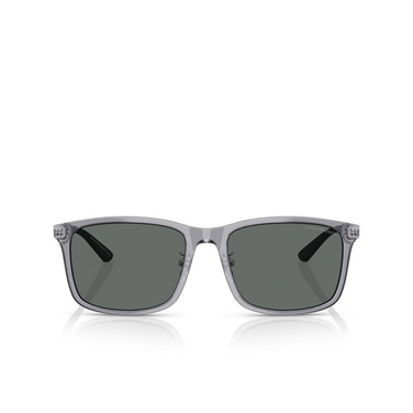 Lunettes de soleil Emporio Armani EA4241D 620687 shiny transparent grey - Vue de face