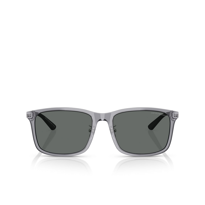 Emporio Armani EA4241D Sunglasses 620687 shiny transparent grey - 1/3