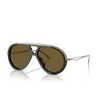 Emporio Armani EA4242U Sunglasses 621473 shiny olive green - product thumbnail 2/3