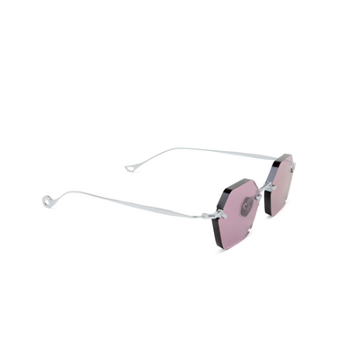 Eyepetizer CARNABY Sunglasses C.1-55 silver - three-quarters view