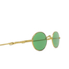 Lunettes de soleil Eyepetizer DICKEY L.E. C.4-OP-29 matt gold - Vignette du produit 3/4