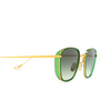 Occhiali da sole Eyepetizer HONORE C.O/O-4-25 transparent green - anteprima prodotto 3/4