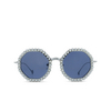 Lunettes de soleil Eyepetizer JORDAN L.E. C.1-39 silver with pearls - Vignette du produit 1/4