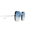 Eyepetizer MONTAIGNE Sonnenbrillen C.1-53 silver - Produkt-Miniaturansicht 3/4