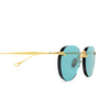 Occhiali da sole Eyepetizer OXFORD C.4-56 gold - anteprima prodotto 3/4