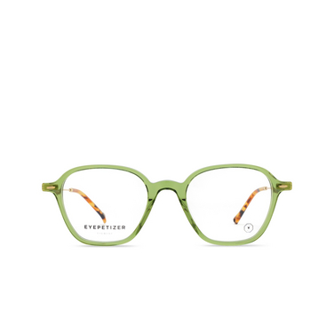 Gafas graduadas Eyepetizer QUATORZE C.VD-A transparent green - Vista delantera