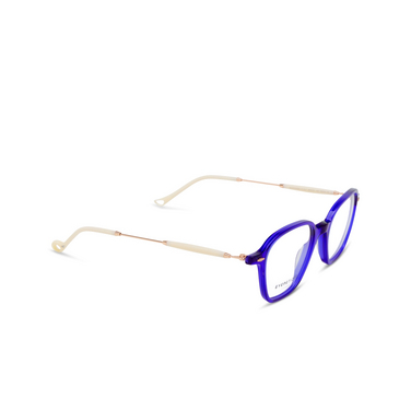 Lunettes de vue Eyepetizer QUATORZE C.VLT violet - Vue trois quarts