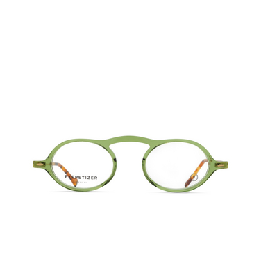 Lunettes de vue Eyepetizer QUINZE C.VD-A transparent green - Vue de face