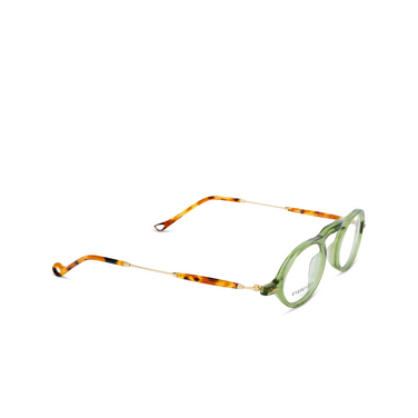 Eyepetizer QUINZE Eyeglasses C.VD-A transparent green - three-quarters view