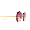 Gafas de sol Eyepetizer RIVOLI C.4-54 gold - Miniatura del producto 3/4