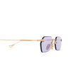 Occhiali da sole Eyepetizer TANK C.9-49 rose gold - anteprima prodotto 3/4